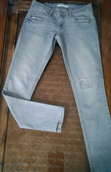 ❌SOLD❌Levis 524 L Skinny Patched Jeans Size 26 - Picture 7 of 8